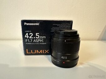 Panasonic Lumix 42,5 mm F1,7 ASPH Power OIS čierny
