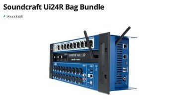 Predám Soundcraft Ui24R Bag Bundle