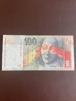 100 korún slovenských L 1999