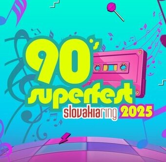 Predám 2 listky 90s SUPERFEST Premium statie