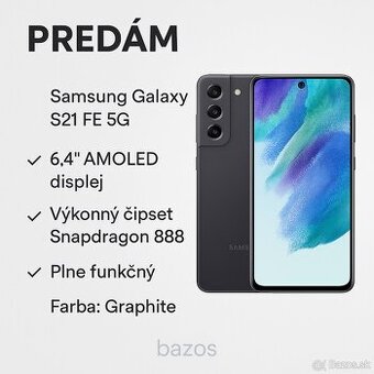Samsung Galaxy S21 FE 5G – TOP STAV