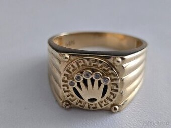 zlaty prsten Motiv ROLEX 550E