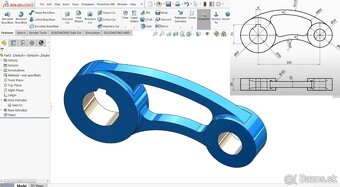 3D Modelovanie / Vývoj a úprava dielov / Technické výkresy