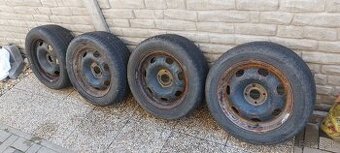 Plechove disky + zimne pneu na dojazd