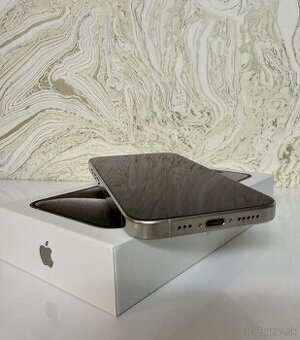 iPhone 15 Pro – White Titanium, 128 GB