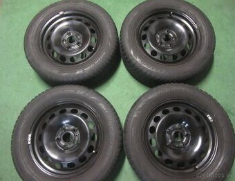 Zimné kolesá T-ROC rozteč 5x112 ET43 + 205/60R16 bridgstone