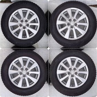 5x114.3 Originál Mazda Top Stav Pneu 225 65 R17 ZIMNÉ