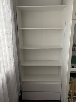 Biela regálová polica - 1