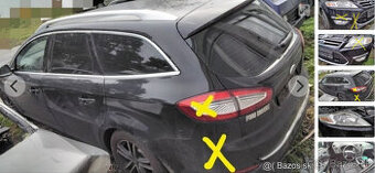 FORD MONDEO 1.6 TDCI 2011 MK4 predám SVETLO, MOTOR T1BA, TRY