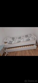90x200 postel s vysuvnym suflikom na spanie