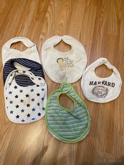 5x bavlnené Podbradníky