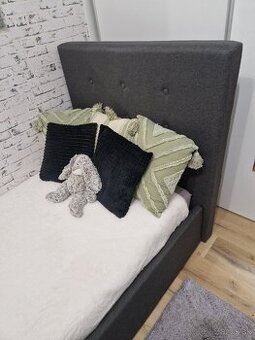 Posteľ s úložným priestorom a kvalit.matracom