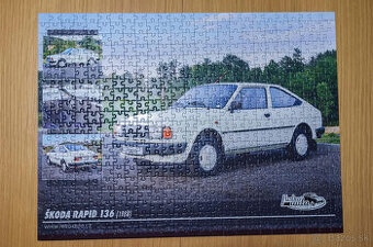 Puzzle Škoda Rapid 136 - 500 dielikov