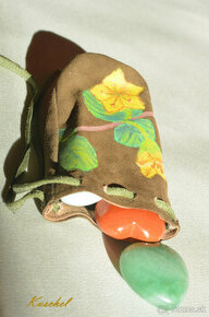 Maľované mešteky z kože