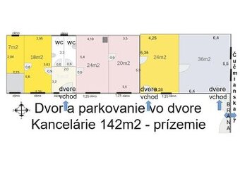 Kancelárie na prízemí od 17m2 do 60m2 - Vyberte si IHNEĎ