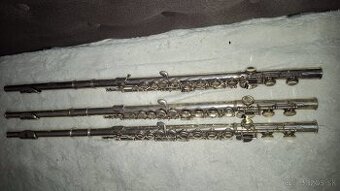 Predám tieto 3 příčné flétny (stříbro)