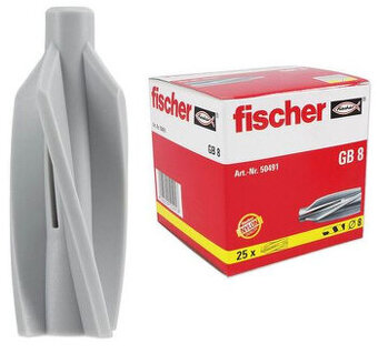 Fischer GB8 - hmuzdinky do porobetonu