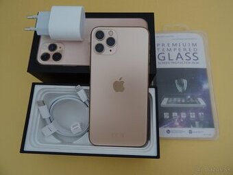 iPhone 11 PRO 256GB GOLD - ZÁRUKA 1 ROK - 100% BATERIA
