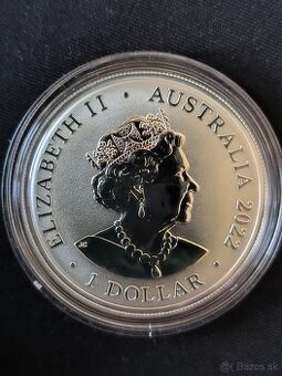 1 Oz Austrália ZOO strieborná minca 999/1000