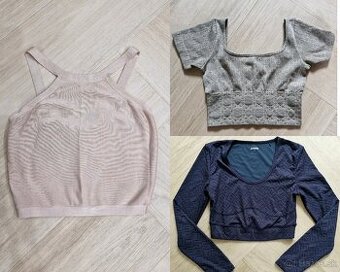 Guess, Marciano tricko, crop top XS - M