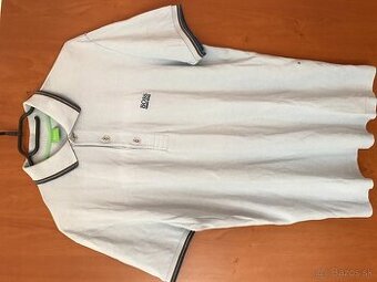 HUGO BOSS originál azurove pánske polotricko L/XL