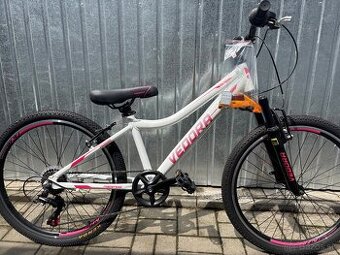 Detský bicykel Vedora Madspeed 24” ružovo-biely