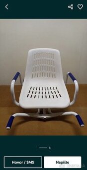Otočná stolička do vane