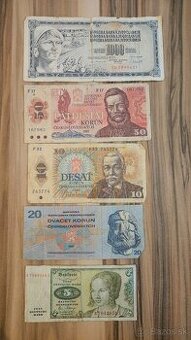 Predám mince bankovky