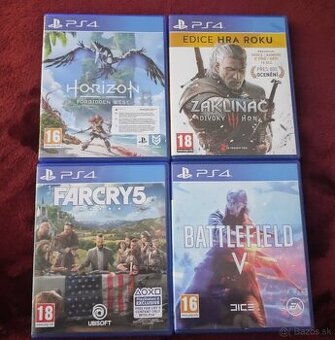 Predám hry na ps4