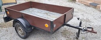 Prívesný vozík 2x1,2 m