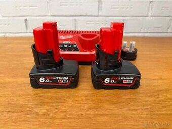 Nová sada akumulátorů MILWAUKEE M12 NRG 6.0 Ah