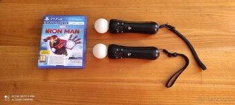 Move ovladace+iron man (ps4)