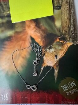 Swarovski nahrdelník nekonečno