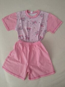 Dievčenské letné pyžamo Tinko veľkosť 128