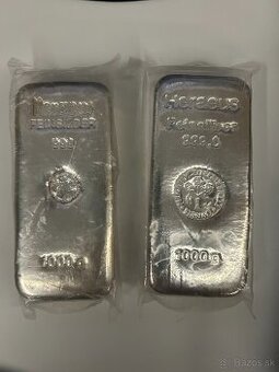 Strieborná tehlička Heraeus 1kg