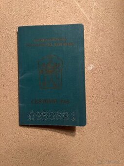 Predám cestovný pas ČSSR