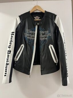 Dámska kožená bunda HARLEY-DAVIDSON bez chráničov, vel: S
