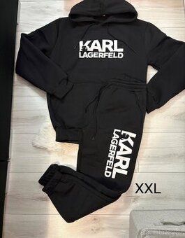 Cierna zateplena teplakova suprava karl