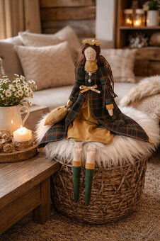 dekorácia bábika handmade