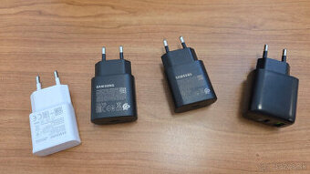 Originálne nabíjačky Samsung 15W a 25W + 65 W GaN