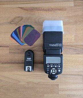 Blesk Yongnuo YN560 III + odpalovač Yongnuo RF603C II