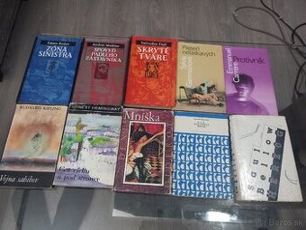Predám knihy v rôznom stave