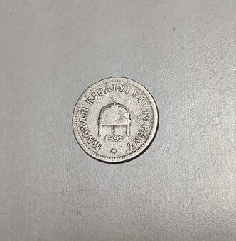 10 filler 1892 KB vzácny