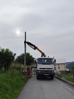 Preprava hydraulickou rukou,zemné a výkopové prace
