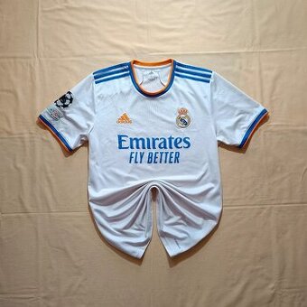Real Madrid CF 2021-2022 domáci futbalový dres biely L