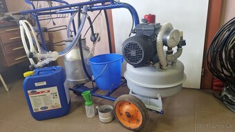 Dojacie zariadenie mobilné 230L/min, 4 ovce/kozy