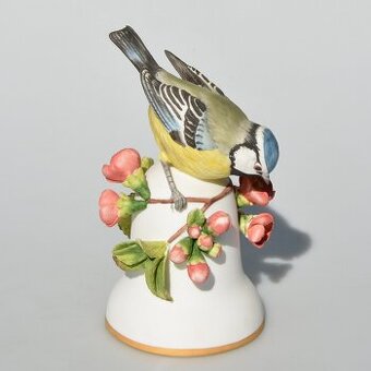 predané Veľké porcelánové zvončeky - Vtáčiky