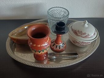 Predám cukrovničku, bulharsku keramiku a iné