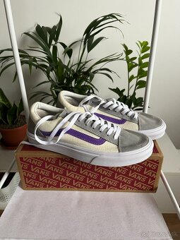 Vans Old Skool 43 fialové sivé nové - 1