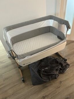 Detská postieľka/ kolíska Lionelo Leonie 3v1 Beige Sand Grey